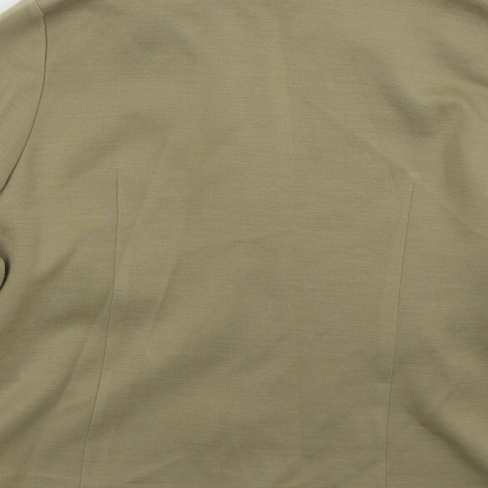 Gray & Osbourn Womens Beige   Jacket  Size 18  Button