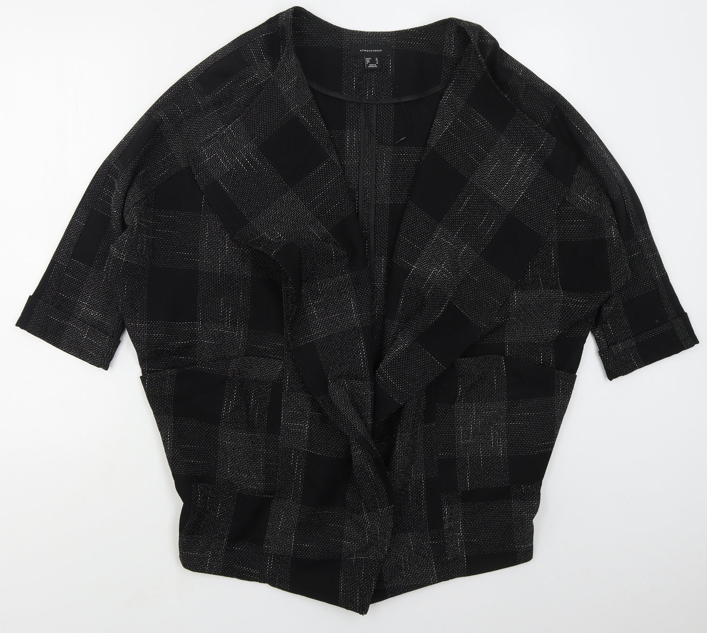 Atmosphere Womens Grey Check  Jacket  Size 12