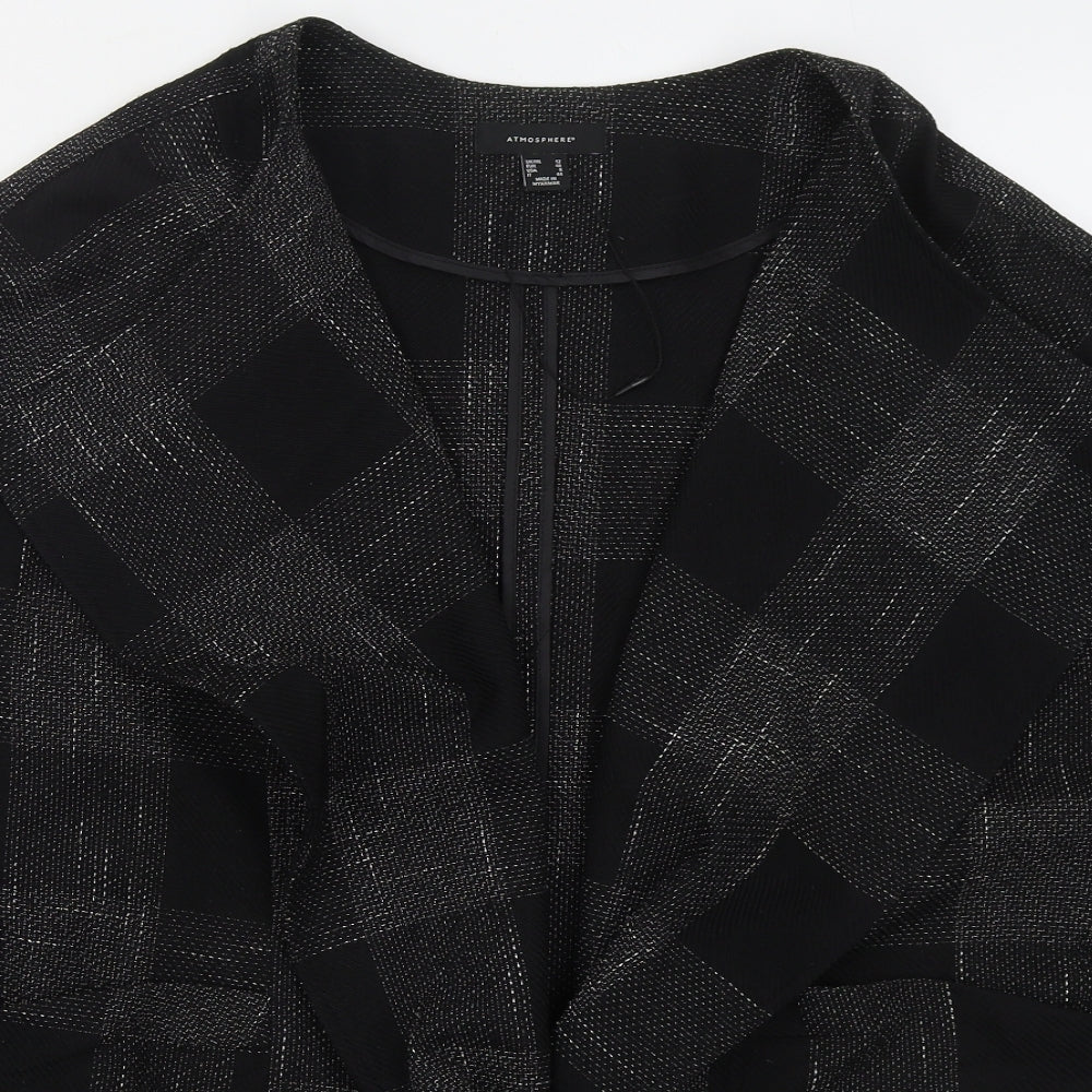 Atmosphere Womens Grey Check  Jacket  Size 12