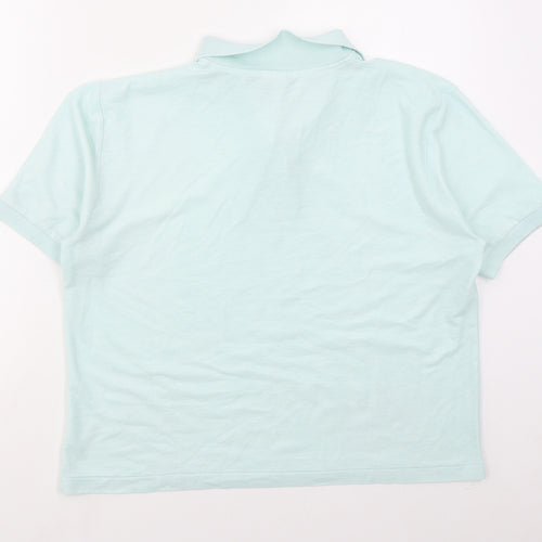Littlewoods Womens Green  Polyester Basic Polo Size 18 Collared