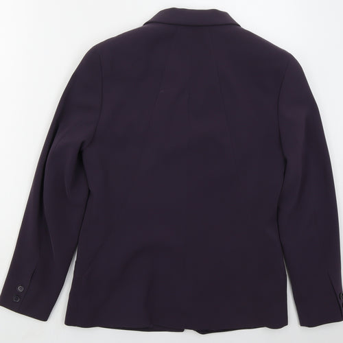 Gerry Weber Womens Purple  Polyester Jacket Suit Jacket Size 10