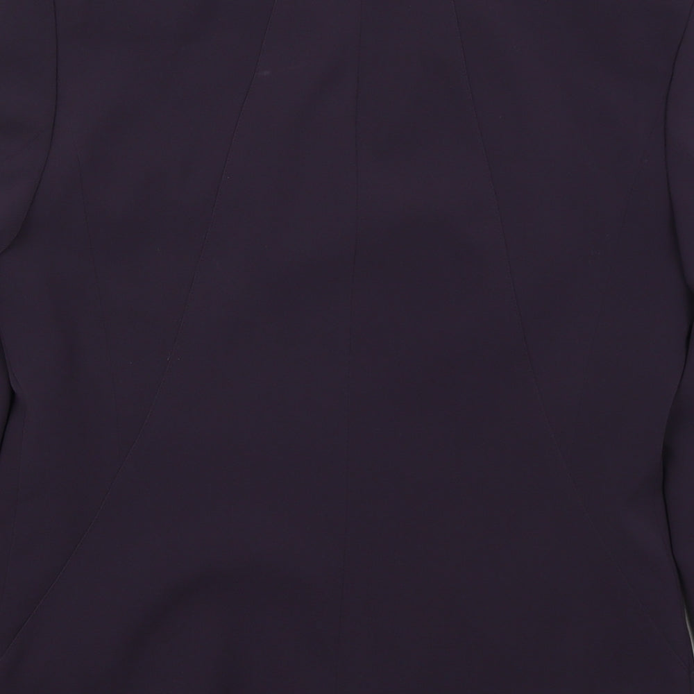 Gerry Weber Womens Purple  Polyester Jacket Suit Jacket Size 10
