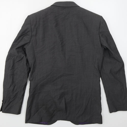 NEXT Mens Grey  Wool Jacket Suit Jacket Size 38