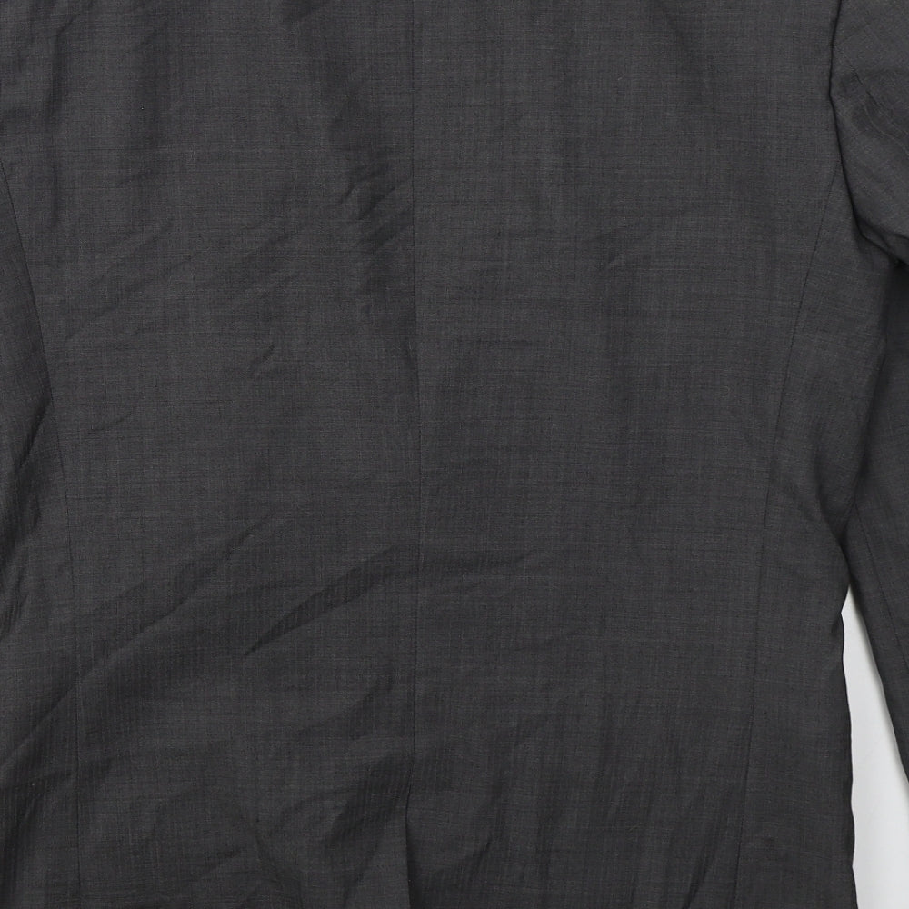 NEXT Mens Grey  Wool Jacket Suit Jacket Size 38