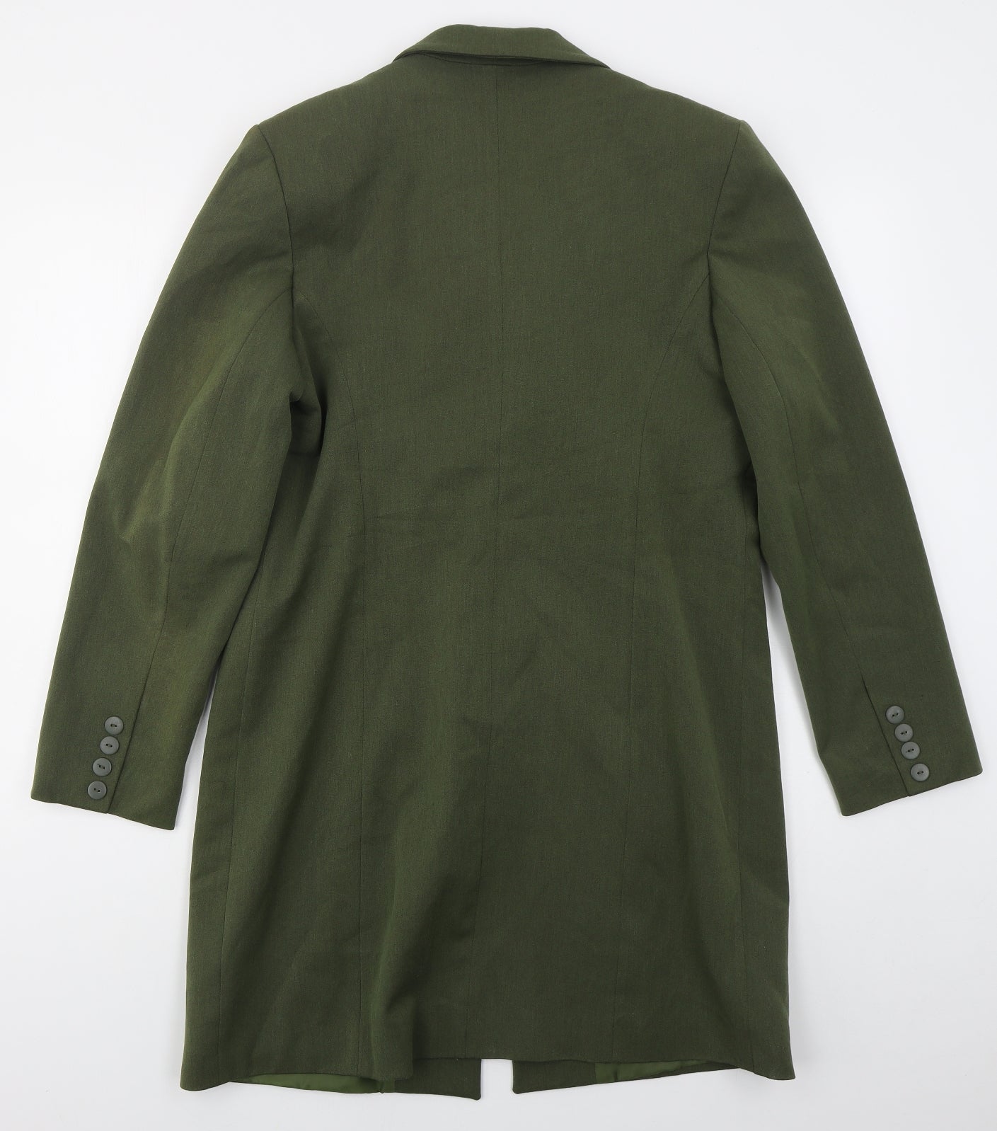 Agenda Womens Green   Overcoat Coat Size 12  Button