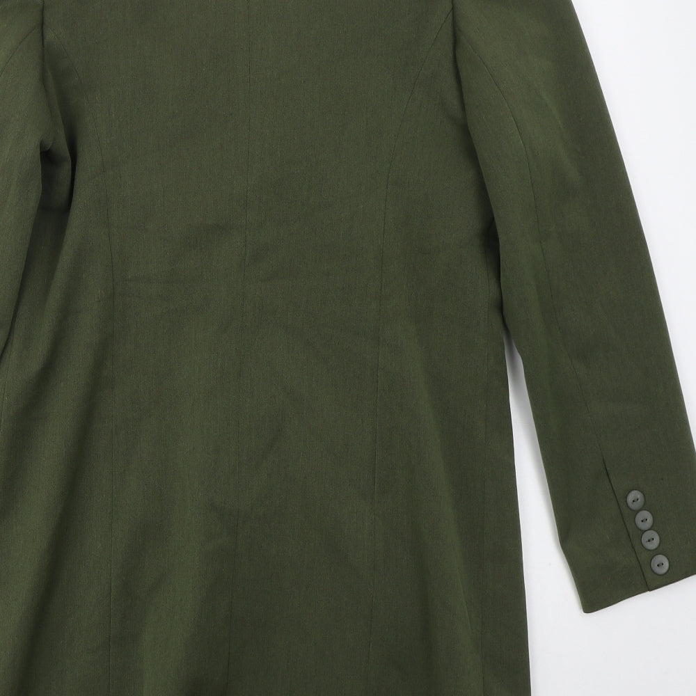 Agenda Womens Green   Overcoat Coat Size 12  Button