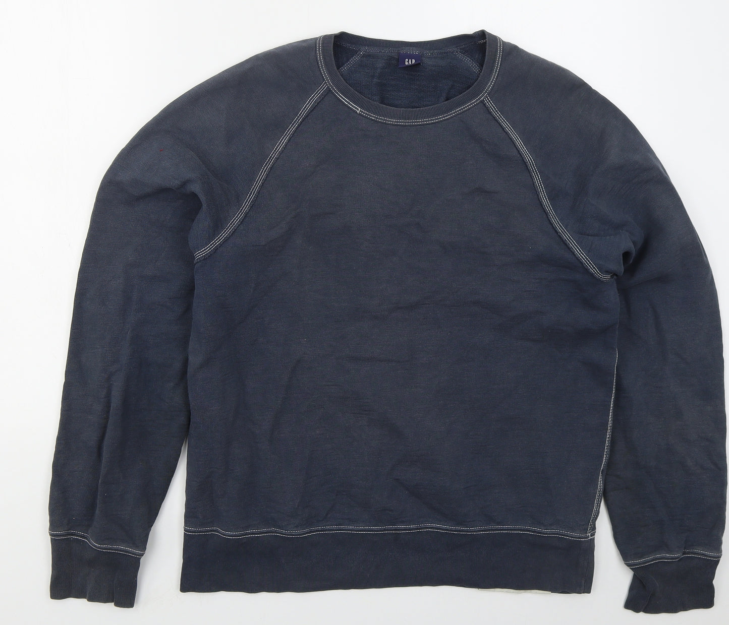 Gap Mens Blue  Cotton Pullover Sweatshirt Size M