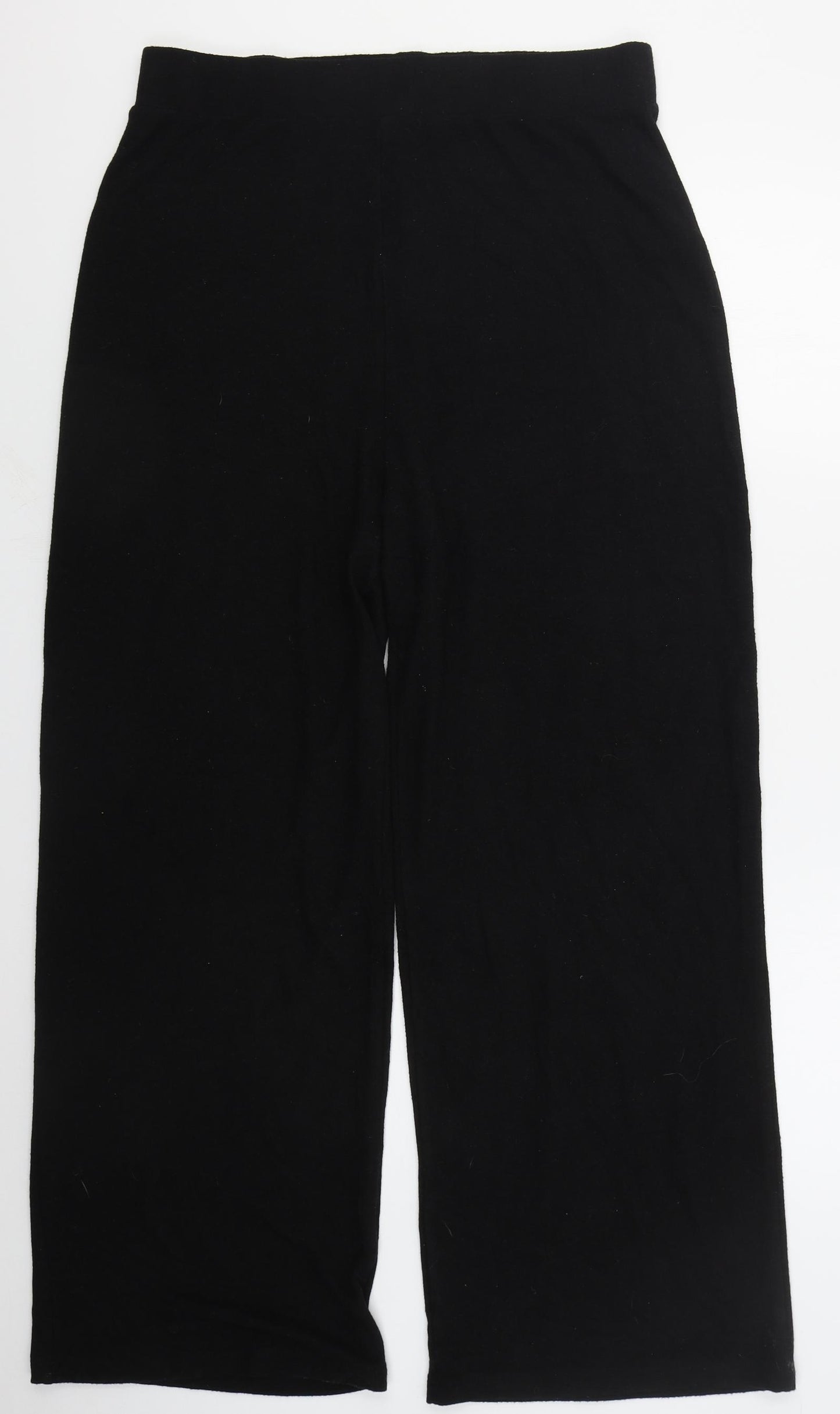Lipsy Womens Black  Viscose Sweatpants Trousers Size 16 L30 in Regular