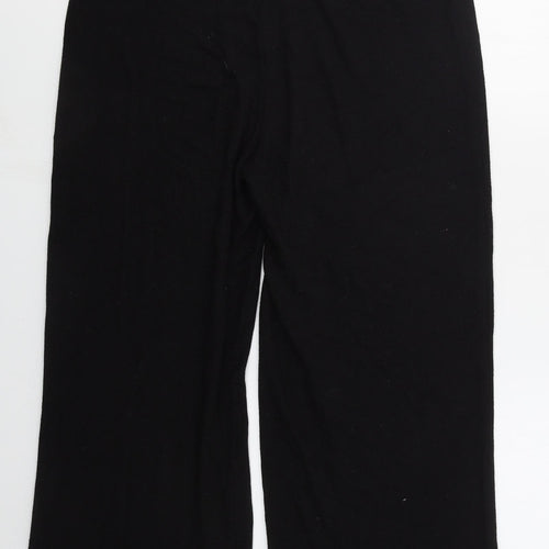 Lipsy Womens Black  Viscose Sweatpants Trousers Size 16 L30 in Regular