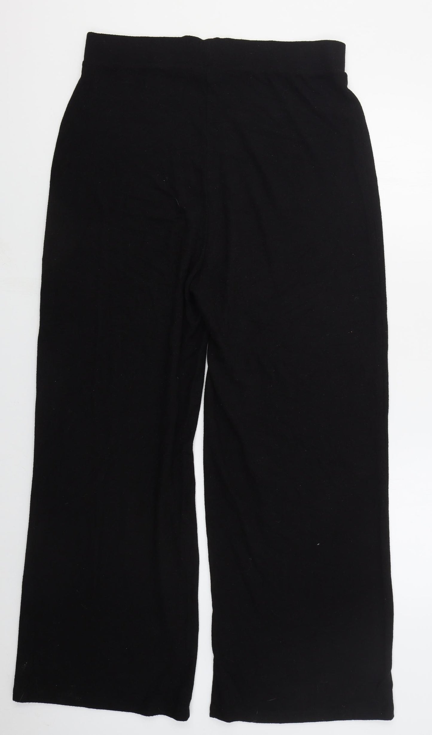 Lipsy Womens Black  Viscose Sweatpants Trousers Size 16 L30 in Regular