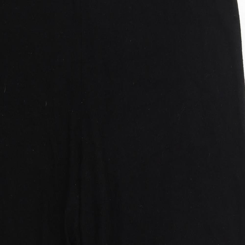 Lipsy Womens Black  Viscose Sweatpants Trousers Size 16 L30 in Regular