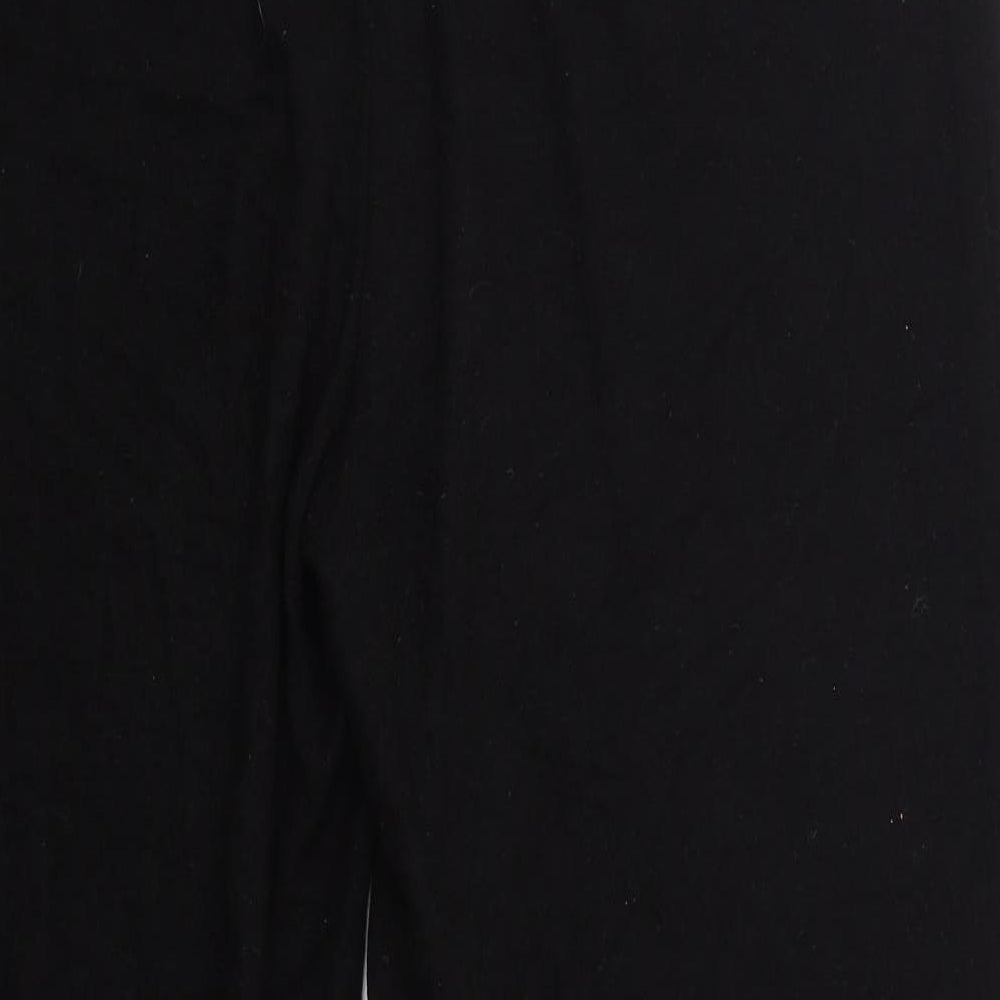 Lipsy Womens Black  Viscose Sweatpants Trousers Size 16 L30 in Regular