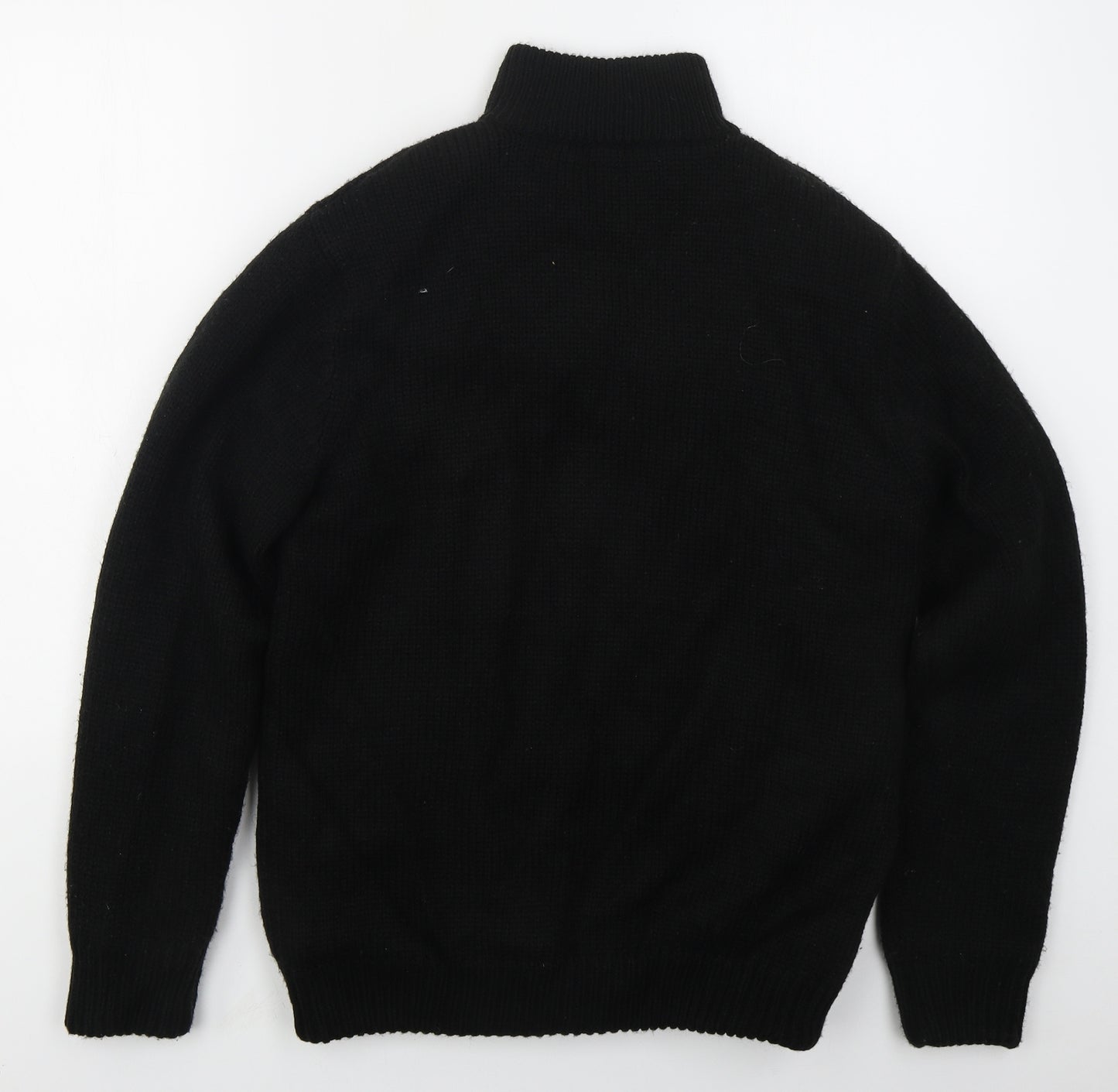 Easy Mens Black   Jacket Coatigan Size M  Zip