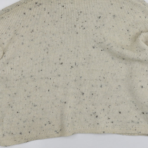 Sam Store  Womens Beige V-Neck   Pullover Jumper Size S   - Material Mixed Fibre