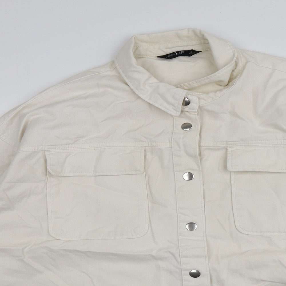 F&F Womens Ivory   Jacket  Size 20