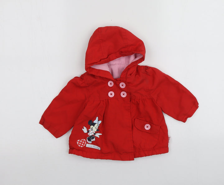 Disney Red Jacket Size 3-6 Months