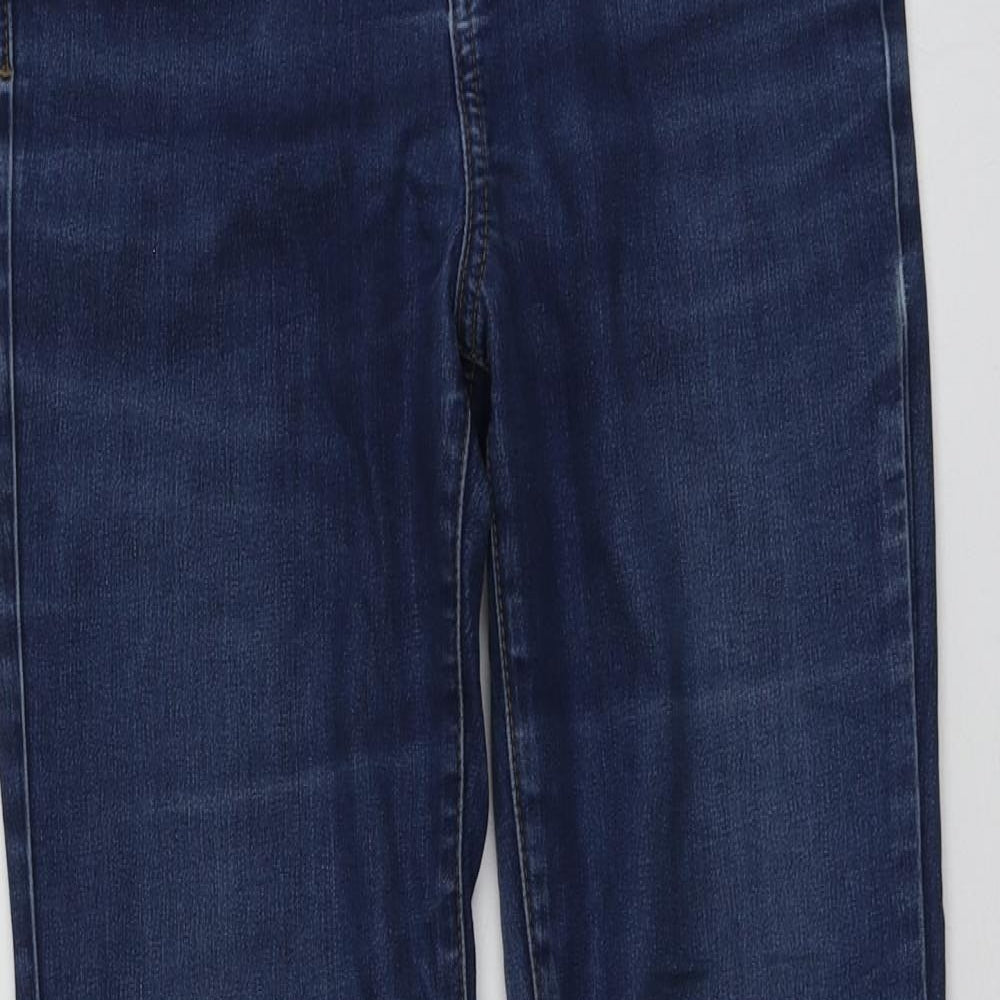 George Womens Blue  Cotton Bootcut Jeans Size 8 L27 in Regular