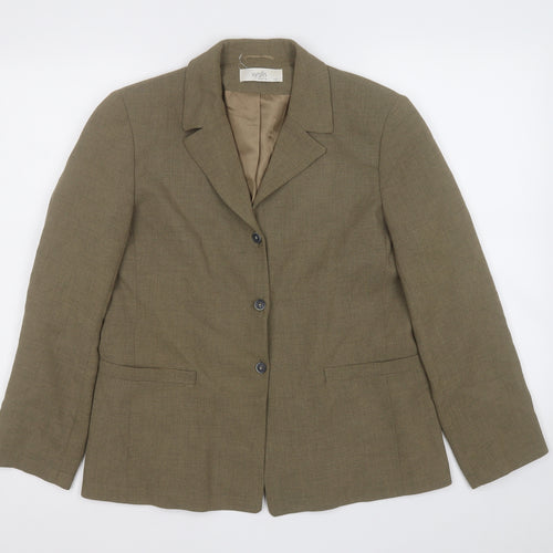 Wallis Womens Green   Jacket Blazer Size 12