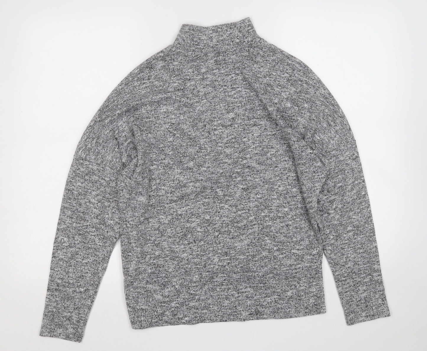 Dorothy Perkins Womens Grey Roll Neck  Polyester Pullover Jumper Size 10