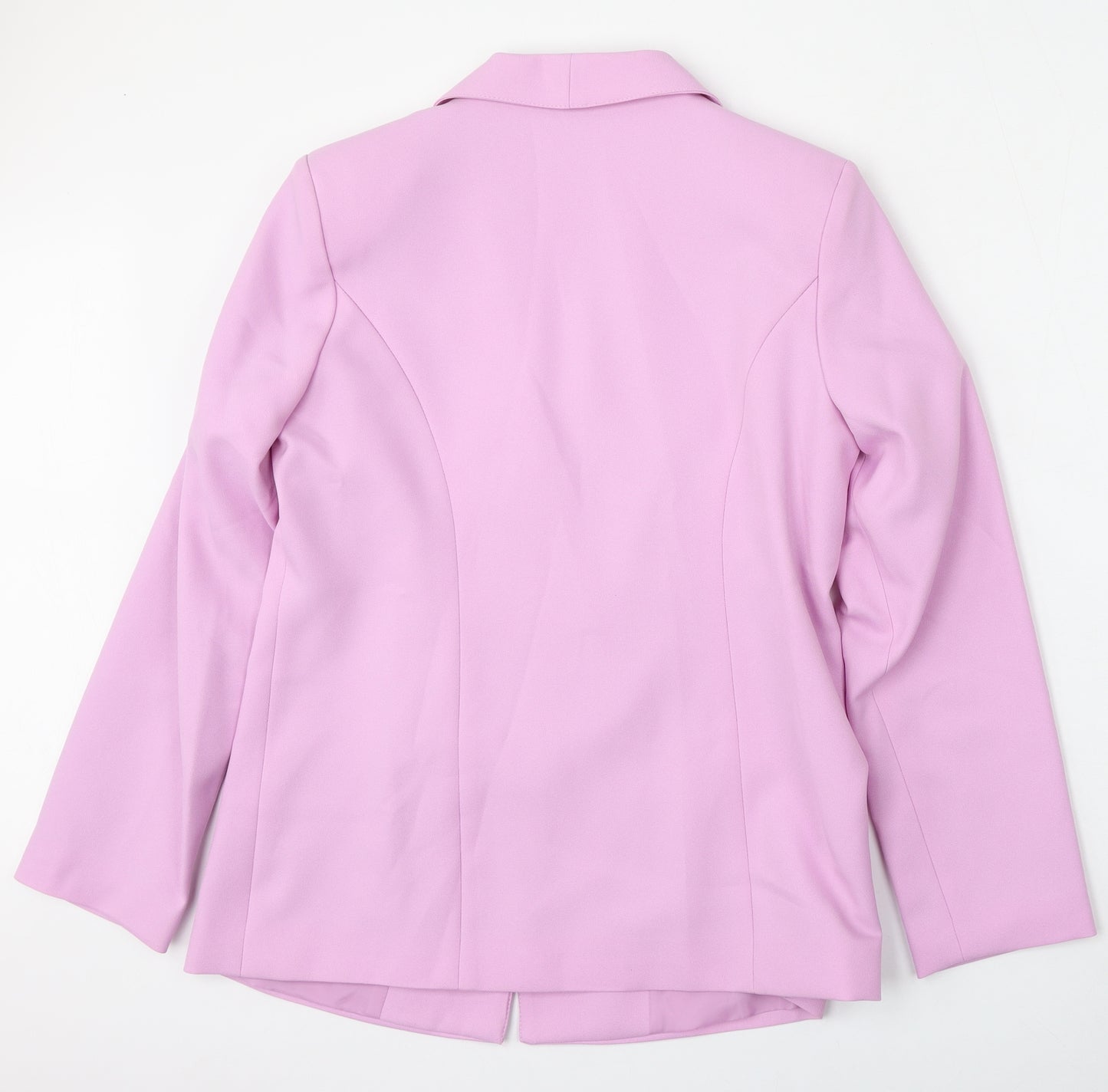 Damart Womens Purple  Polyester Jacket Blazer Size 14