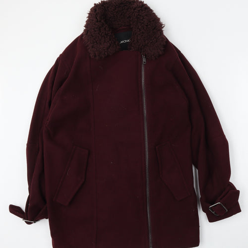 Monki Womens Red   Jacket  Size XS  Zip