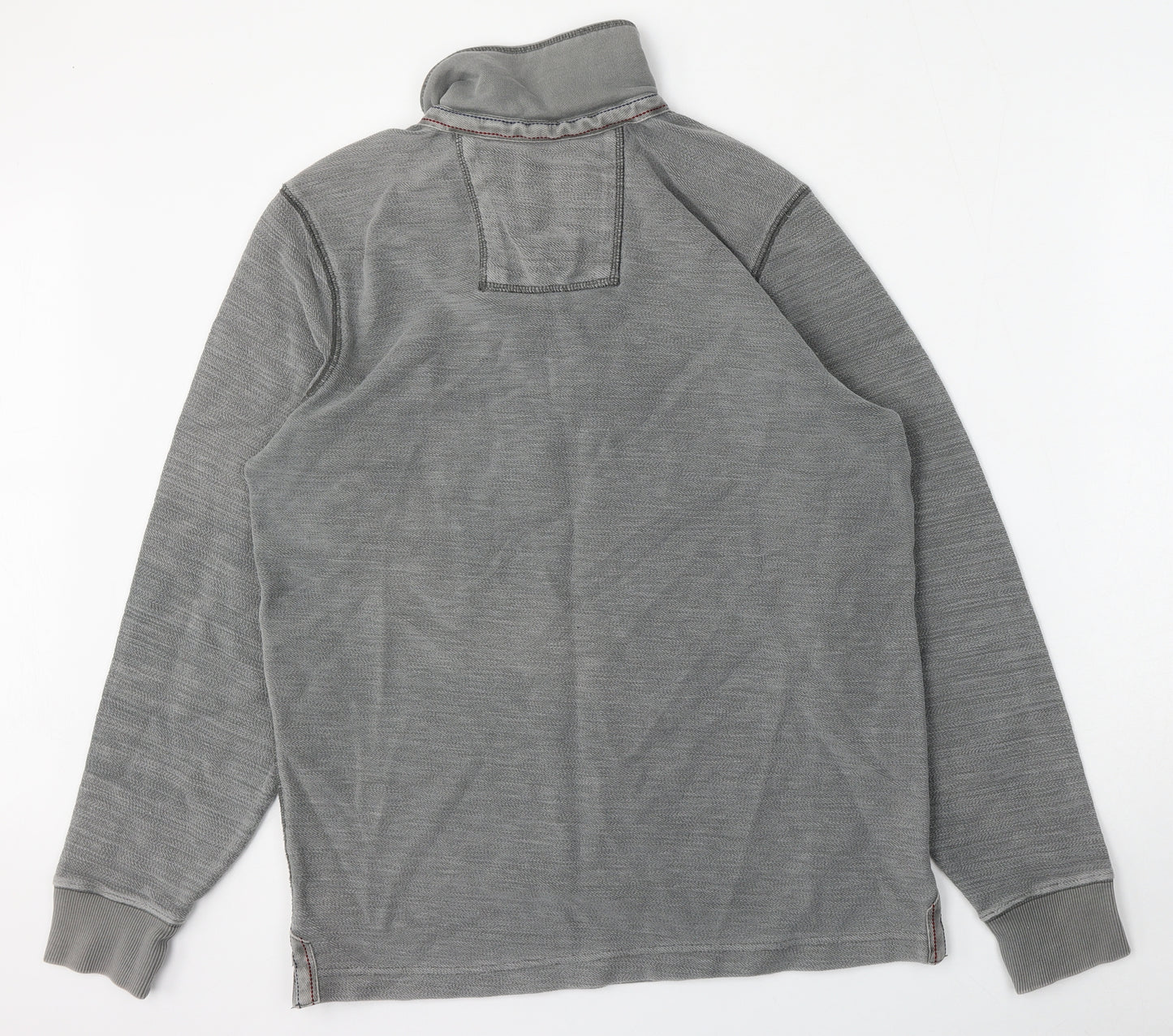 Stuff & Co Mens Grey  Cotton Pullover Sweatshirt Size M