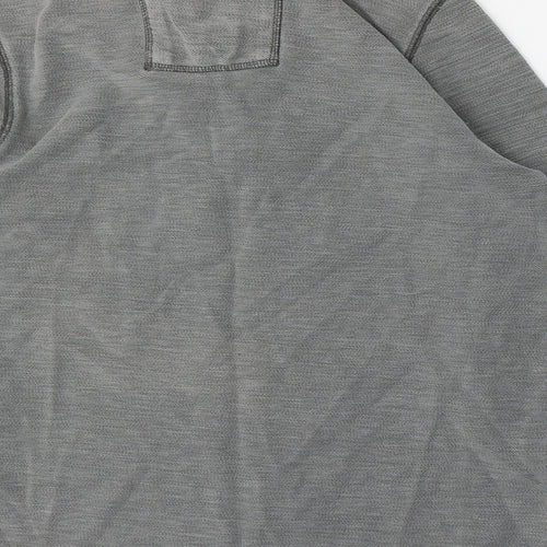 Stuff & Co Mens Grey  Cotton Pullover Sweatshirt Size M