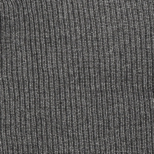Marks and Spencer Womens Grey Round Neck  Cotton Pullover Jumper Size 12