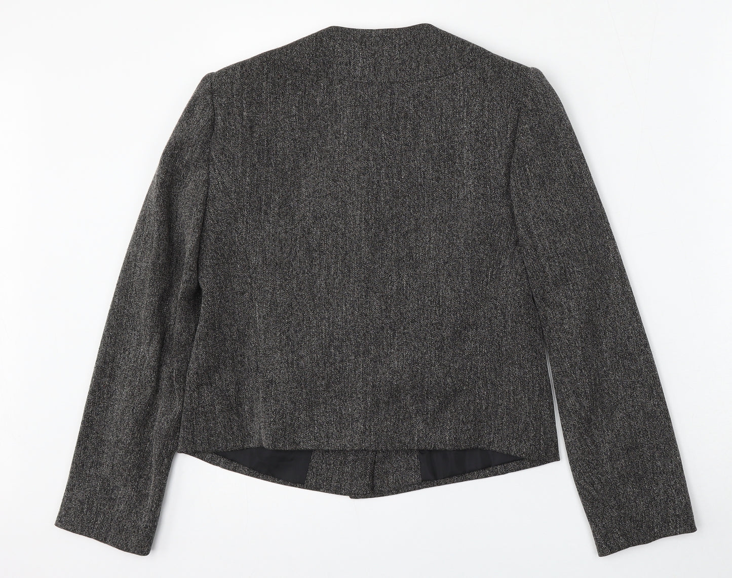 M&Co Womens Grey   Jacket  Size 8  Button