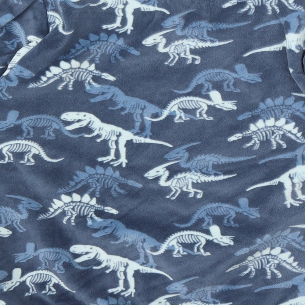 F&F Boys Blue Geometric Polyester Pullover Sweatshirt Size 8-9 Years