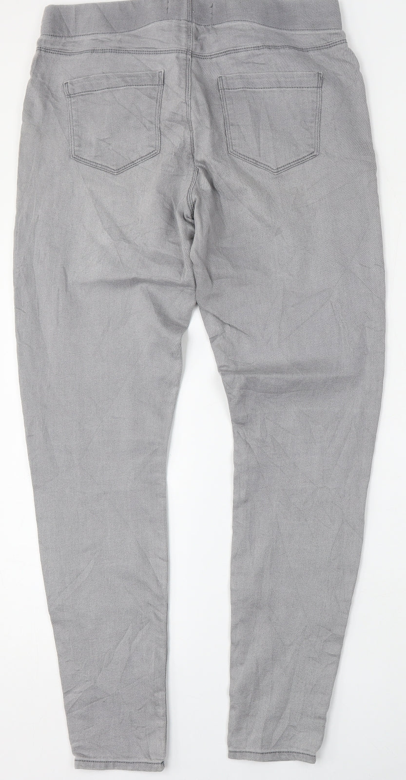 Papaya Womens Grey  Cotton Jegging Jeans Size 12 L31 in Regular