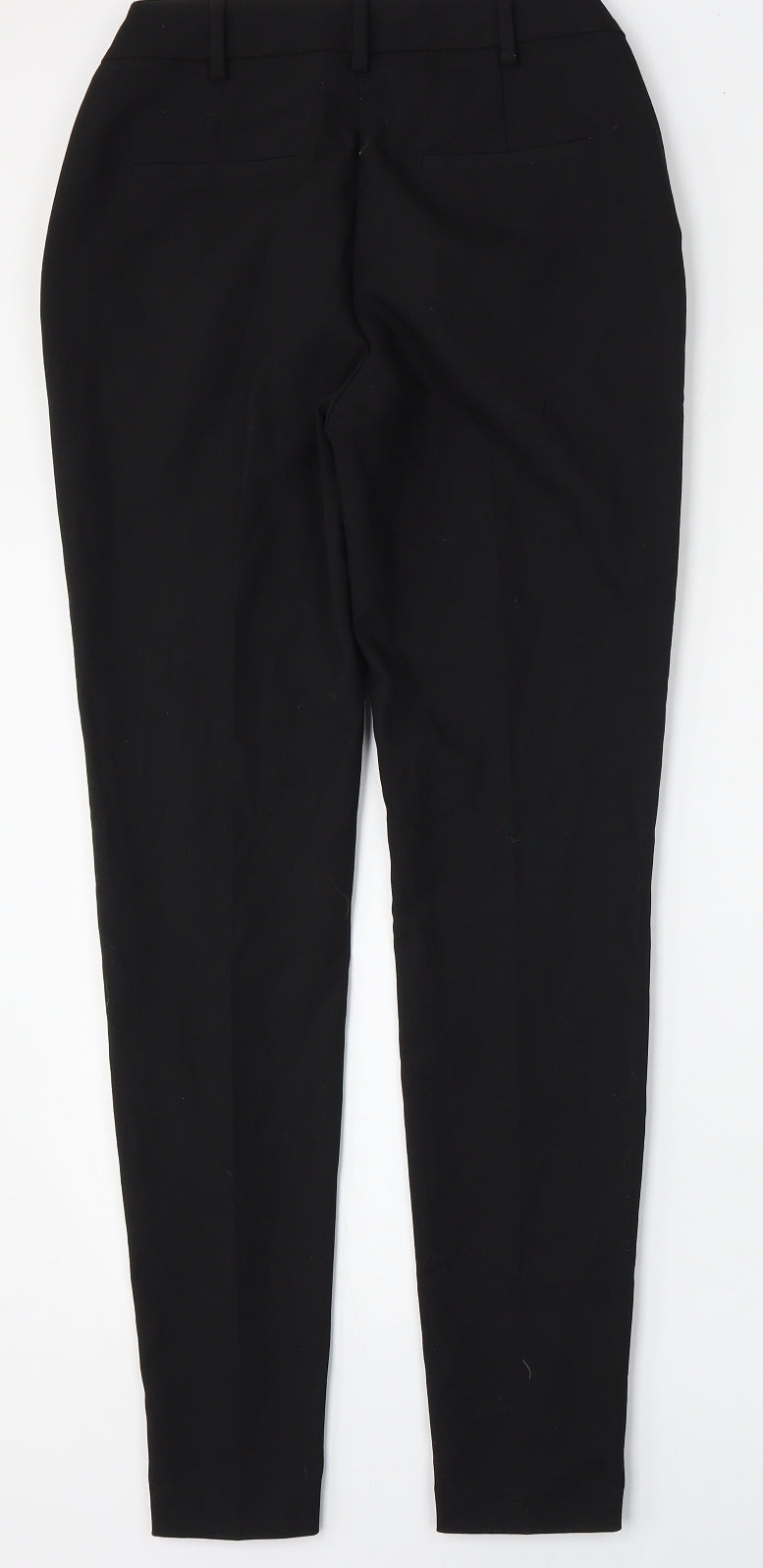 NEXT Womens Black  Polyester Trousers  Size 8 L30 in Regular