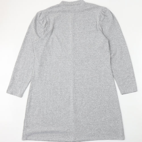 George Womens Grey Round Neck  Polyester Pullover Jumper Size 18