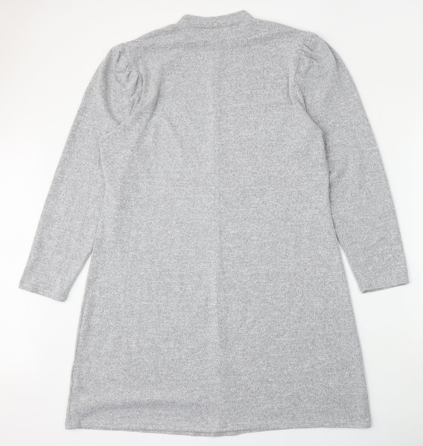 George Womens Grey Round Neck  Polyester Pullover Jumper Size 18