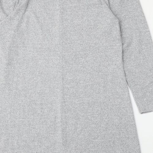 George Womens Grey Round Neck  Polyester Pullover Jumper Size 18