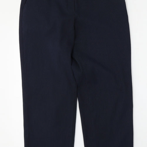 Brandtex Womens Blue  Polyester Trousers  Size 32 L28 in Regular