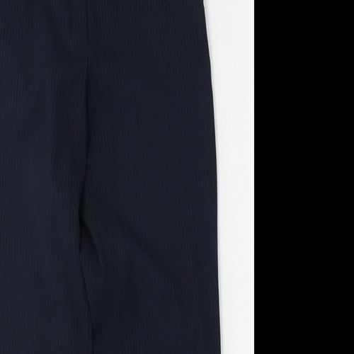 Brandtex Womens Blue  Polyester Trousers  Size 32 L28 in Regular