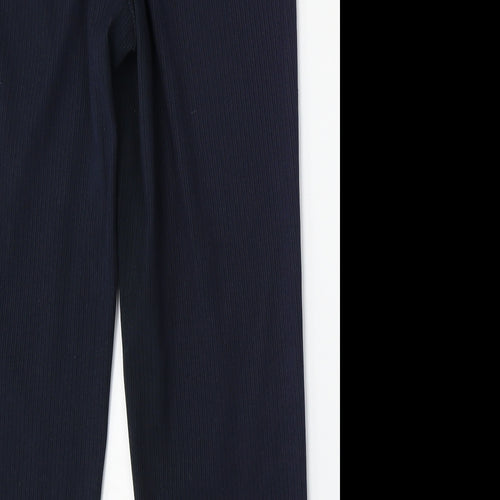 Brandtex Womens Blue  Polyester Trousers  Size 32 L28 in Regular