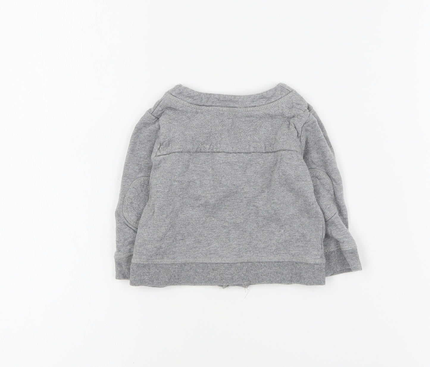 Mini Club Baby Grey  Cotton Cardigan Jumper Size 6-9 Months  Button