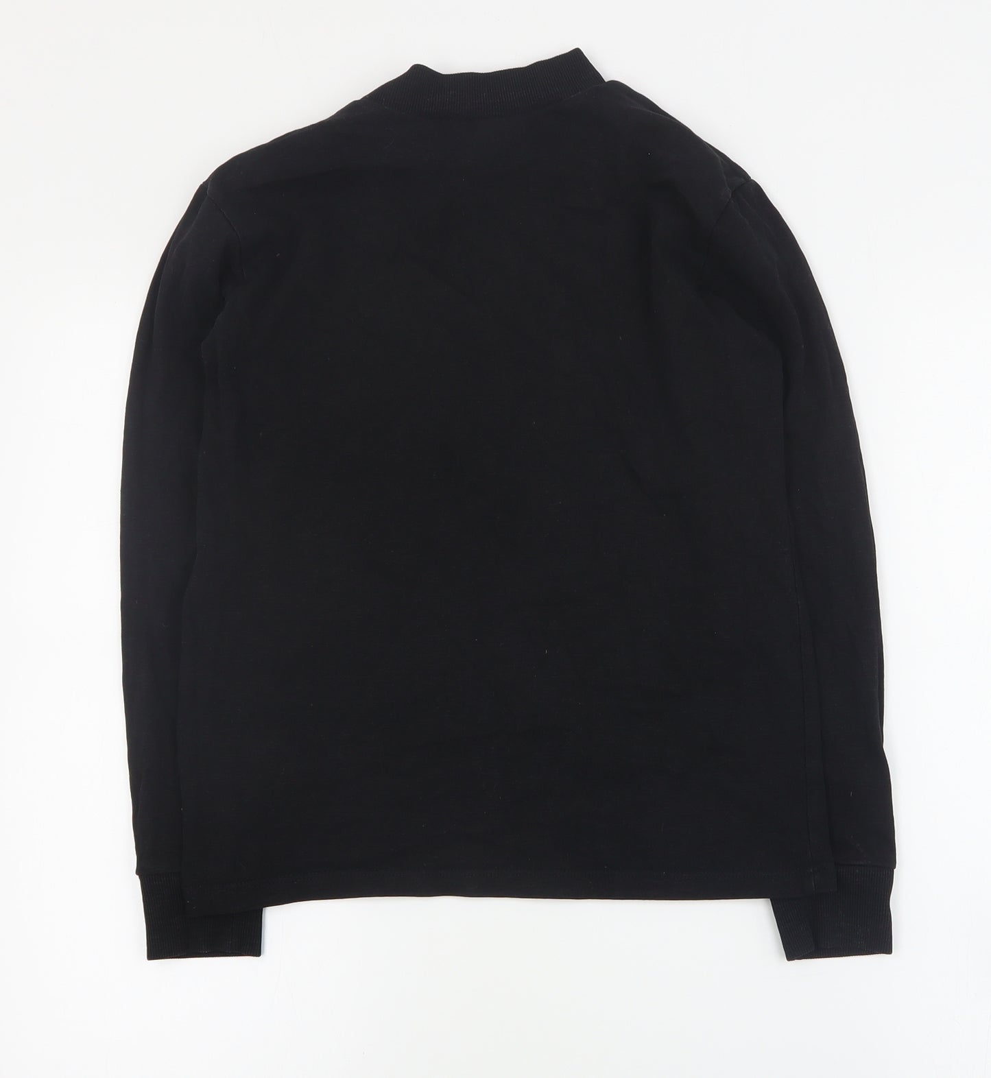 NEXT Boys Black  Cotton Pullover Sweatshirt Size 12 Years  Pullover