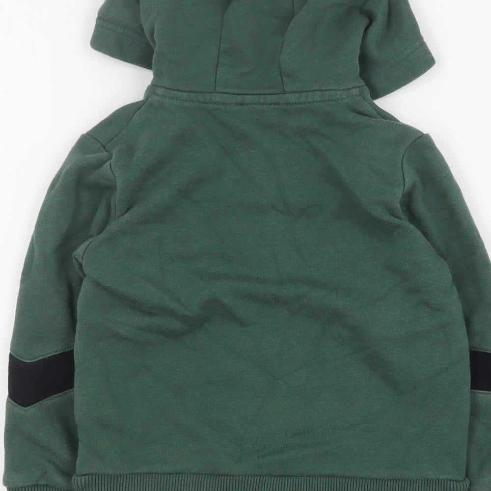 Paul Smith Boys Green  Cotton Full Zip Hoodie Size 4 Years  Zip