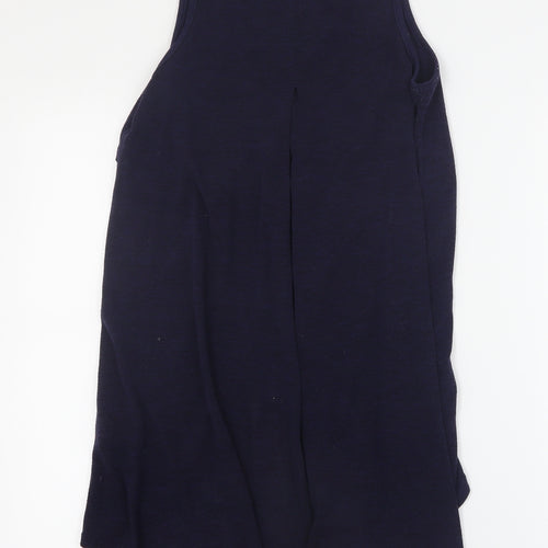 River Island Womens Blue  Polyester Basic Tank Size 10 Round Neck