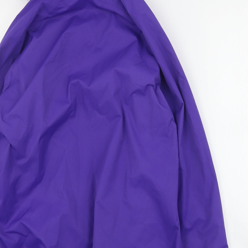 HiGear Womens Purple   Rain Coat Coat Size 12  Zip