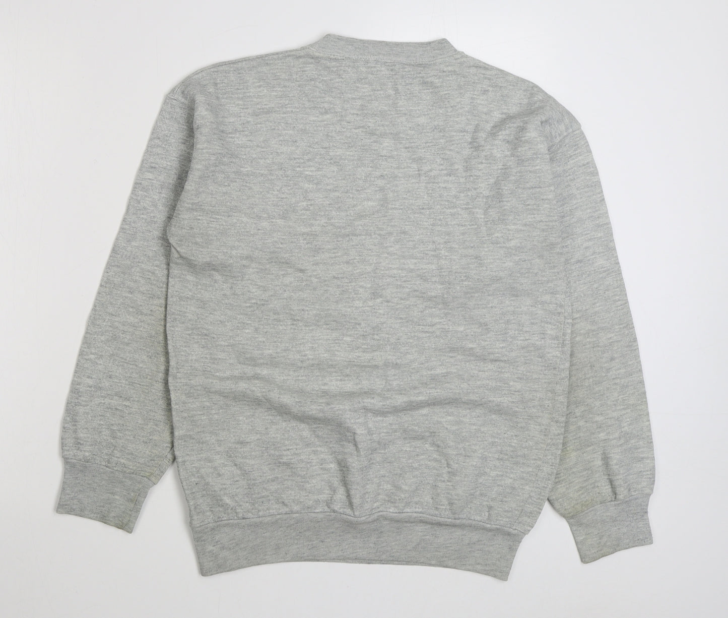 Blue Elliot Womens Grey  Acrylic Pullover Sweatshirt Size L  Pullover