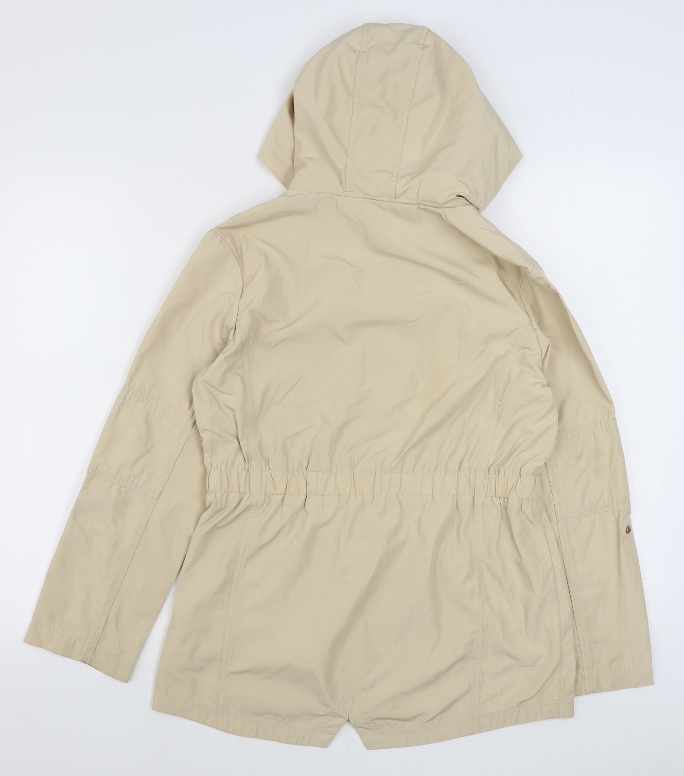 Marks and Spencer Girls Beige   Rain Coat Coat Size 11-12 Years  Zip