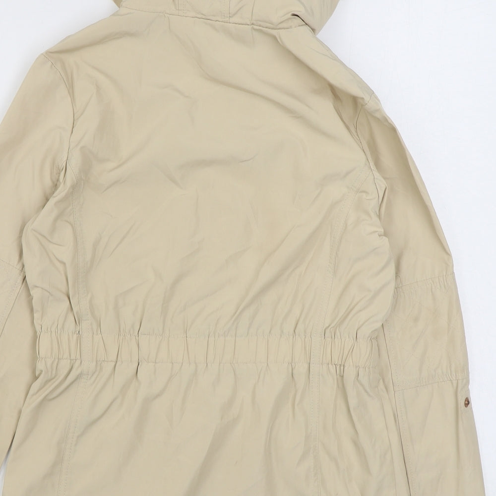 Marks and Spencer Girls Beige   Rain Coat Coat Size 11-12 Years  Zip