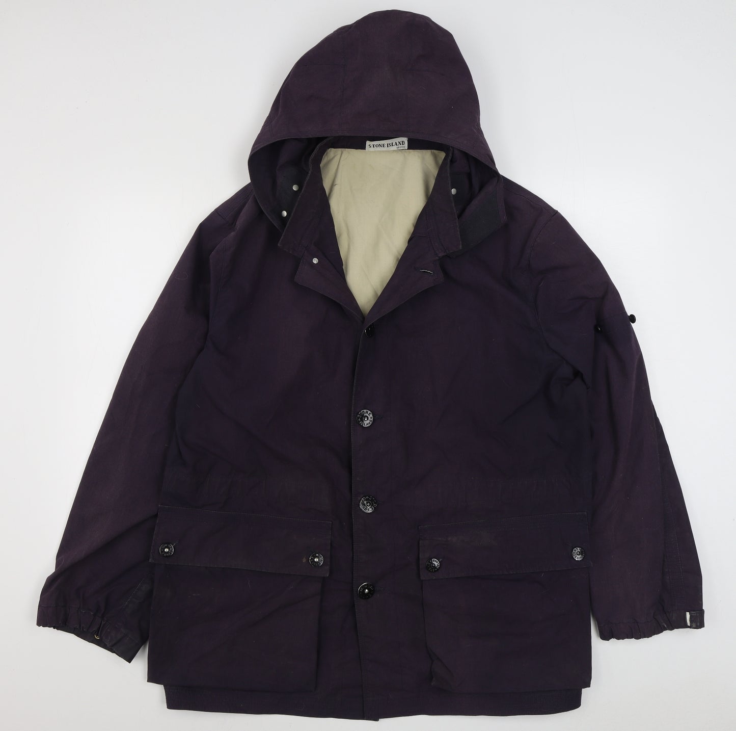 Stone Island Mens Purple   Jacket  Size XL  Button