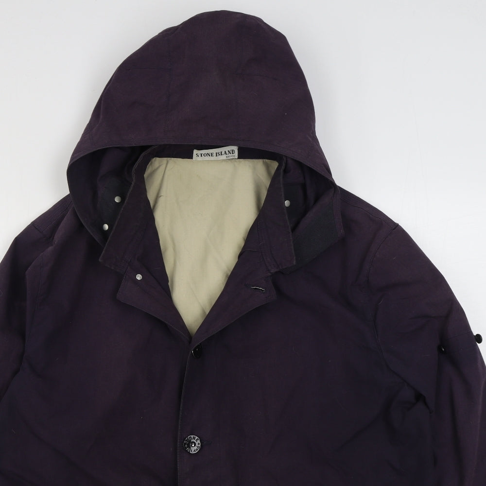 Stone Island Mens Purple   Jacket  Size XL  Button