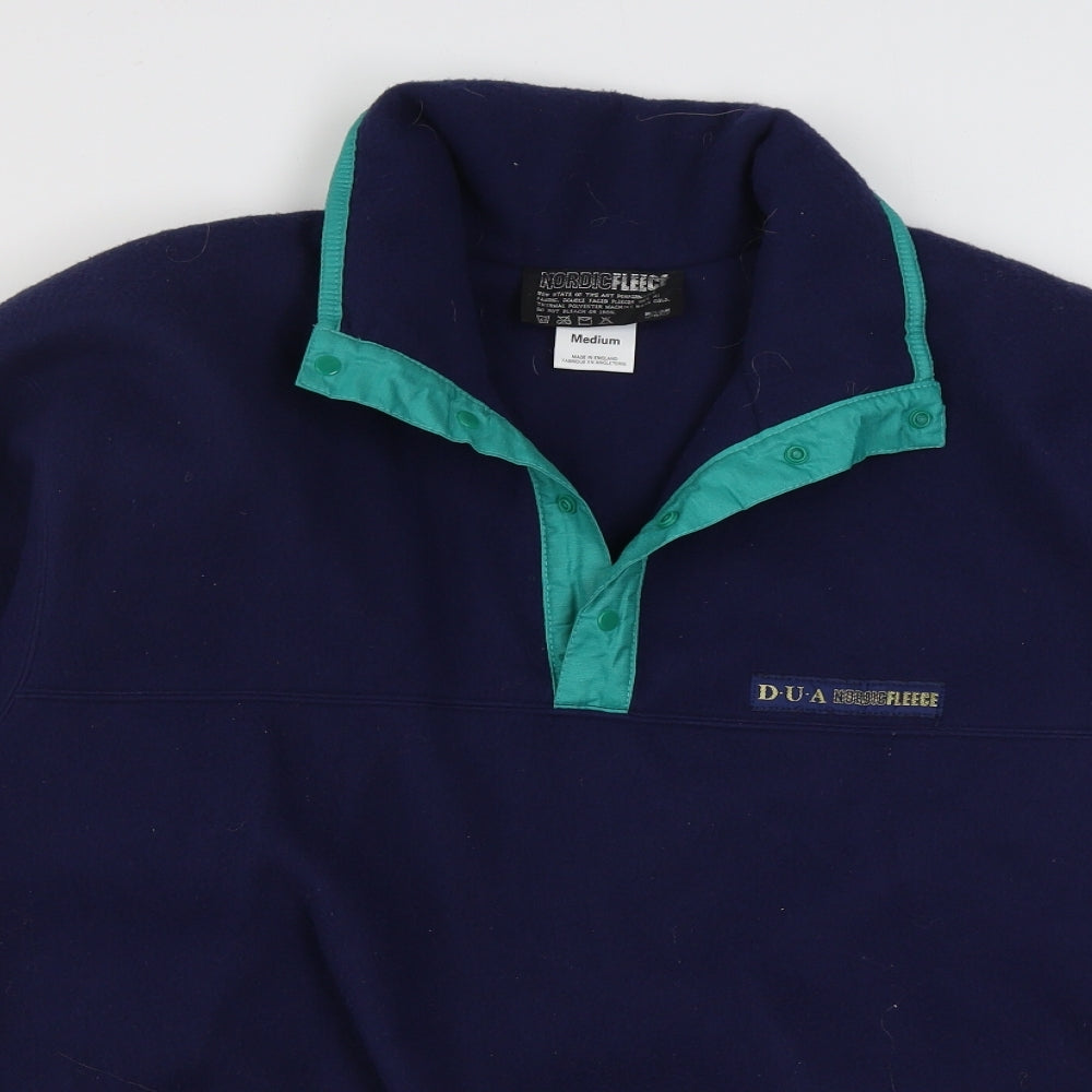 Nordic Fleece Mens Blue   Jacket  Size M  Zip