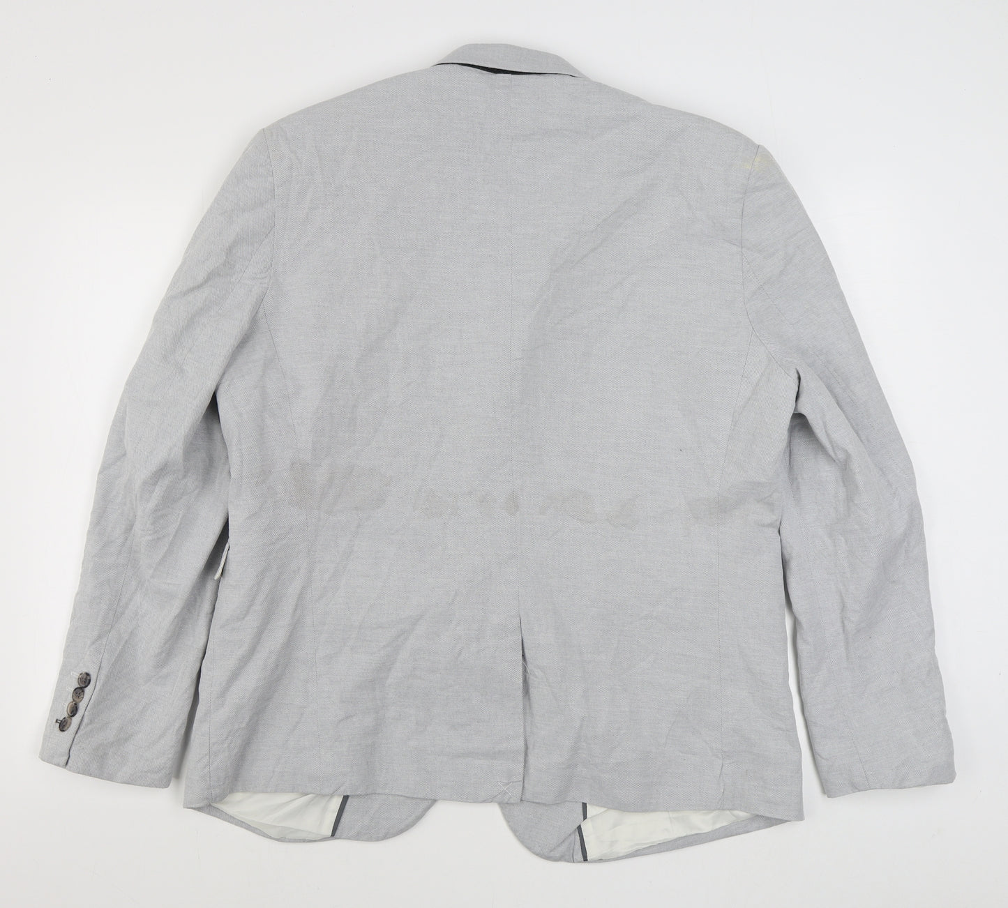 Cedar Wood State Mens Grey  Cotton Jacket Suit Jacket Size XL